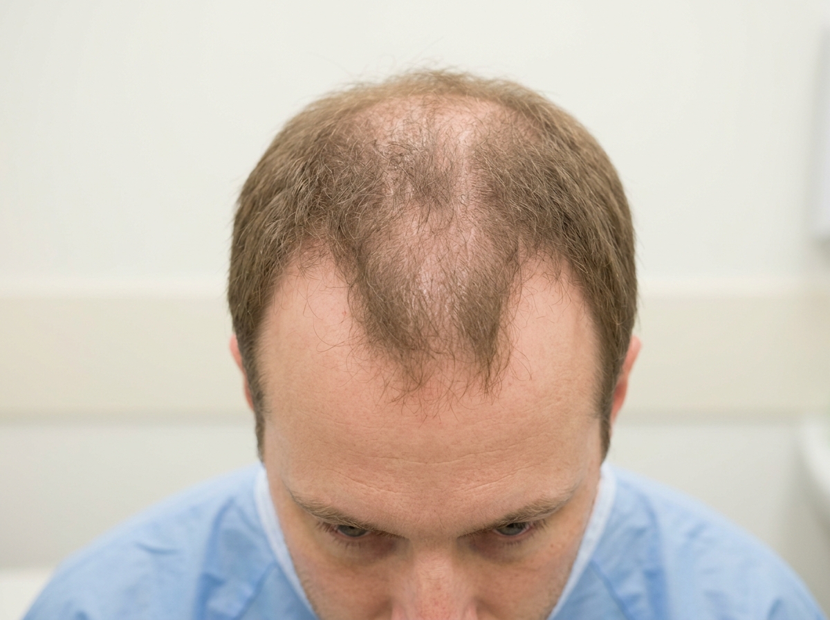 Bio-FUE Hair Restoration & GFC Density Boost - Before Treatment